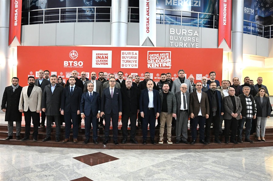 BTSO 1. MESLEK KOMİTESİNİN GENİŞLETİLMİŞ SEKTÖREL ANALİZ TOPLANTISINA KATILIM SAĞLANDI